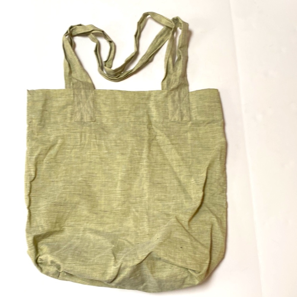 Flax tote market bag